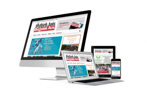 Østbirk Avis får Drupal 9 hjemmeside med mediebaseret backend